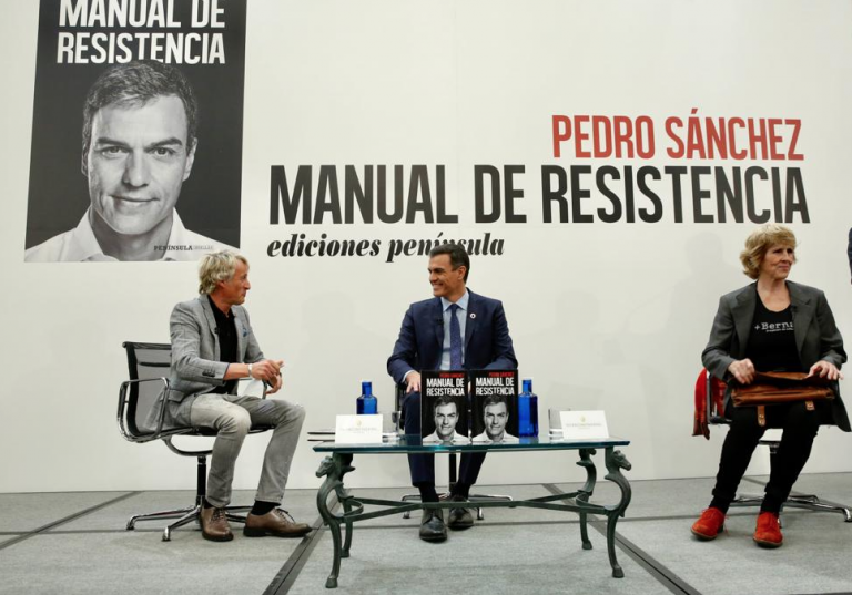 Sánchez revela lo que ha ganado con «Manual de resistencia»