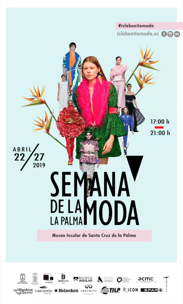 La Semana de la Moda de La Palma estrenacartel diseñado por Paloma Suárez