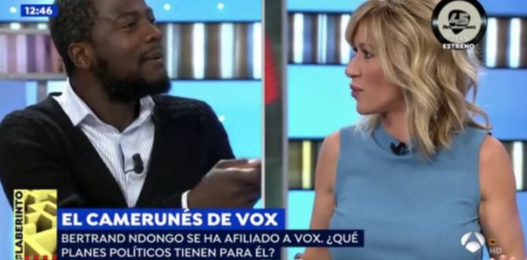 El duro cara a cara entre Susanna Griso y ‘El negro de Vox’