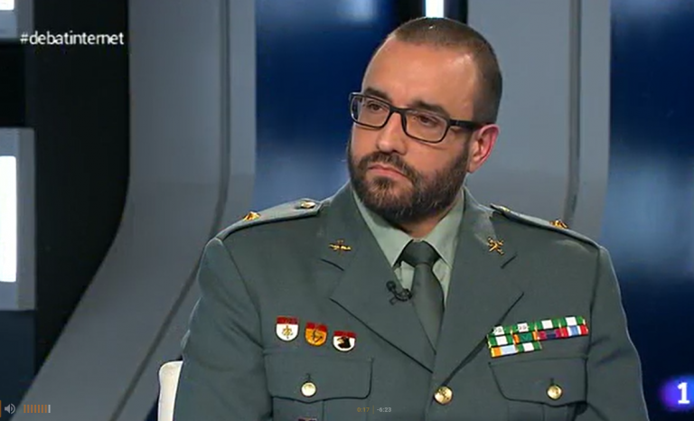 El teniente coronel de la Guardia Civil Daniel Baena niega ser ‘Tácito’