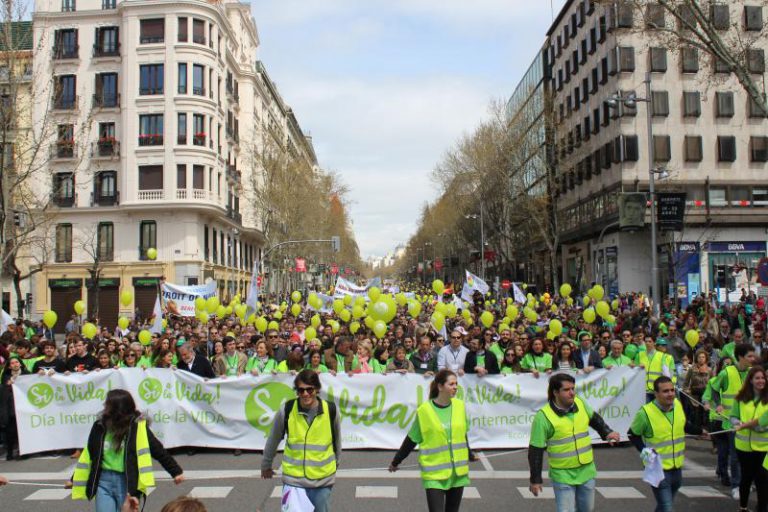 Una marcha que no admite “distintivos políticos” recorrerá Madrid a favor de la vida