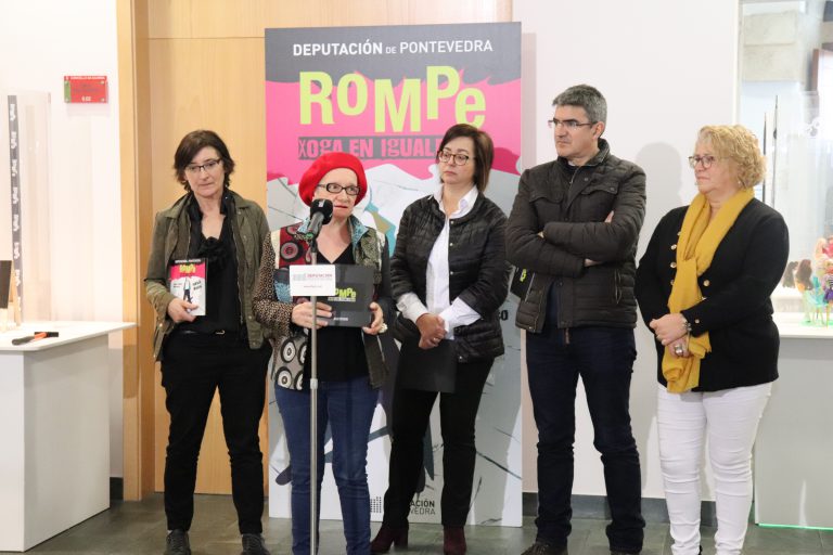 Inauguración en A Guarda de la Exposición «Rompe. Juega en Igualdad»