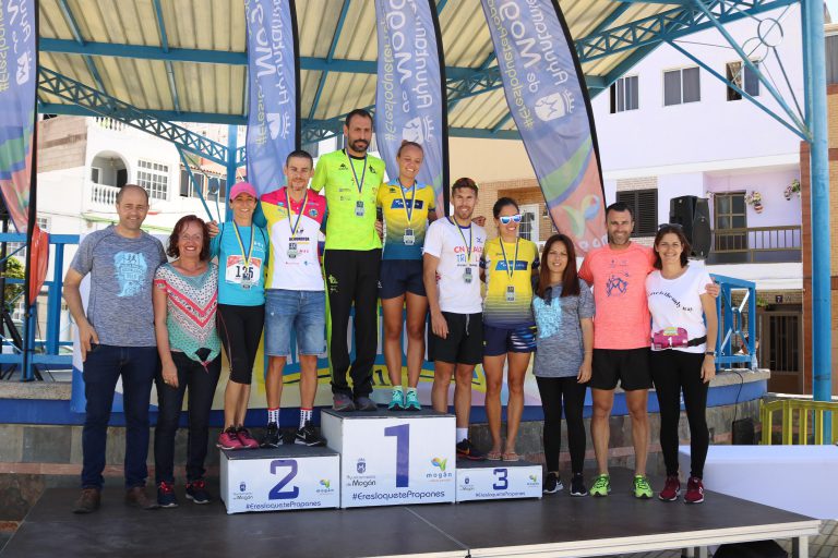 MOGÁN: Ayoze Pérez y Verónica Navarro,  ganadores de la Carrera Popular de Arguineguín 2019