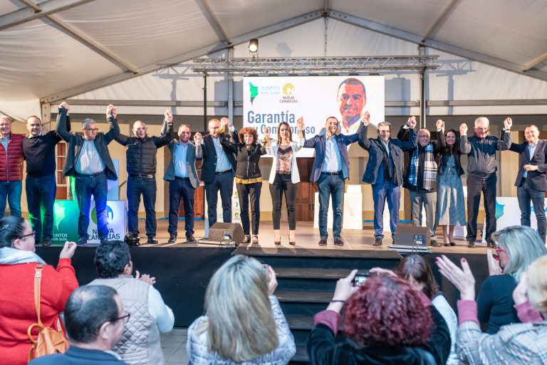 S. Mª. DE GUÍA: Más de 800 personas arropan a Pedro Rodríguez en su presentación como candidato  de  ‘Juntos por Guía-Nueva Canarias’ a la Alcaldía de  Santa María de Guía