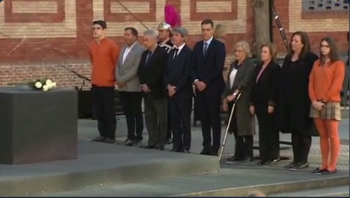 Unidad en el acto del Gobierno para que «no olvidemos» a las víctimas en el «lugar del odio»