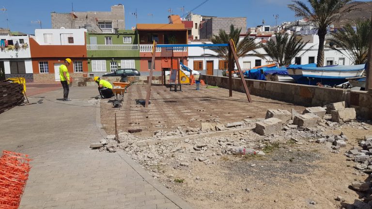 GALDAR: Comienzan las obras de mejora y modernización de la Plazoleta de la Iglesia de San Telmo en Sardina