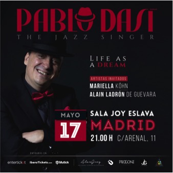 La voz del Jazz y el Swing llega a Madrid, Pablo Dasi