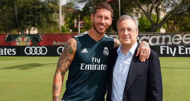 Sergio Ramos se reúne con Florentino y le comunica la decisión que ha tomado sobre su futuro