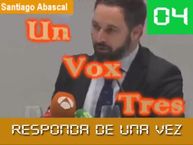 «Un, Vox, tres», el vídeo con el que el Partido Popular ridiculiza a  Abascal