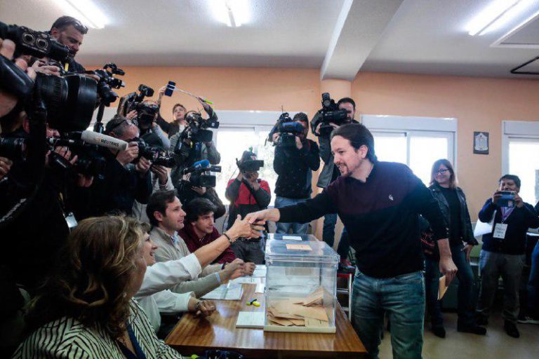 Iglesias confía en una alta participación que refleje la mayoría progresista