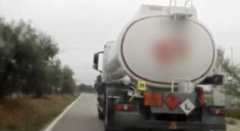 La conducción temeraria de un camión de mercancías peligrosas en Tarragona