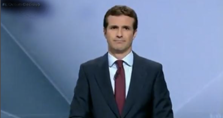 Casado compara a Sánchez con “una muñeca rusa” por incluir a Podemos, EH Bildu e independentistas