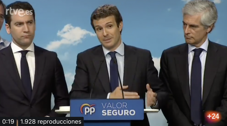 Casado asume su resultado «muy malo» pero aguanta en Génova