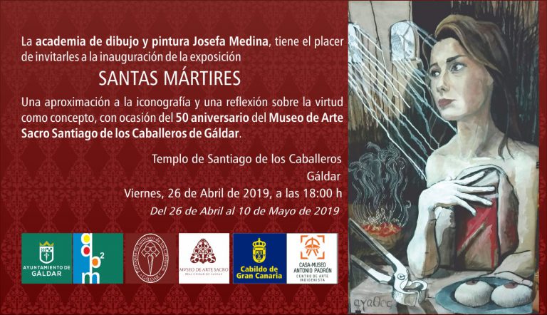 GÁLDAR: Exposición de dibujo uy pintura en la Iglesia de Santiago