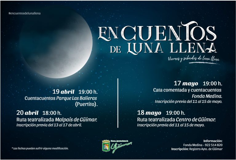 GÜIMAR: En-Cuentos de Luna Llena abre el plazo de inscripción previa para su ruta por el Malpaís de Güímar