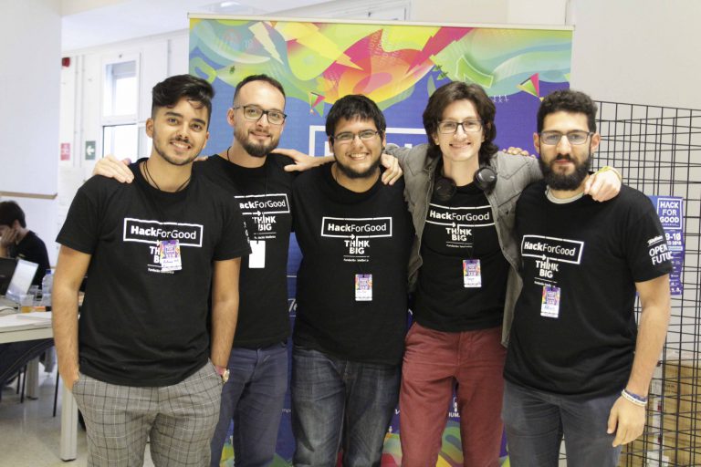 LAS PALMAS: Los «Testigos de Fourier», equipo ganador de la edición local de HackForGood Canarias 2018, acude a HackForGood Bigday en busca del galardón nacional