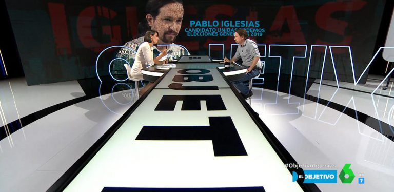 Momentos de tensión entre Ana Pastor y Pablo Iglesias en plena entrevista