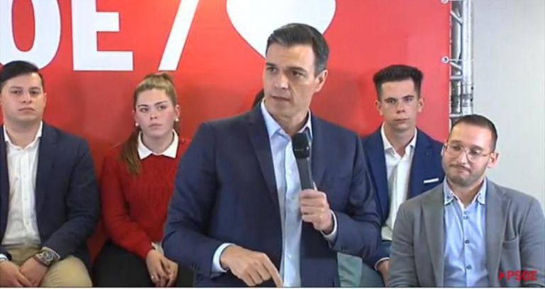 Sánchez advierte de que “Ciudadanos siempre que tiene que escoger, se decanta por la derecha”