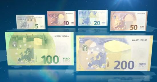 Más pequeños y con un holograma satelital: así son los nuevos billetes de 100 y 200 euros