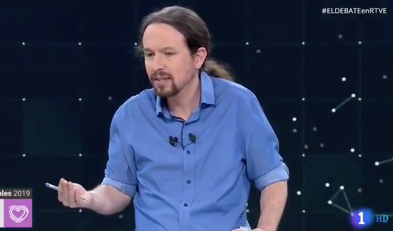 Podemos, “muy contento” con el debate de ayer, confía en la improvisación de Iglesias para el de hoy