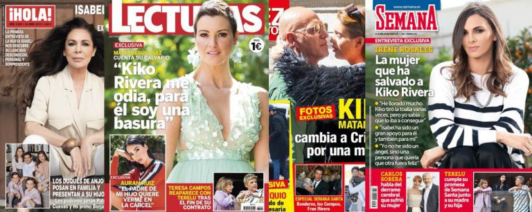 Kiosco rosa: portadas de las revistas del corazón