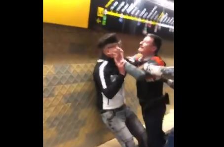 Brutal agresión «racista» de un vigilante en el Metro de Barcelona