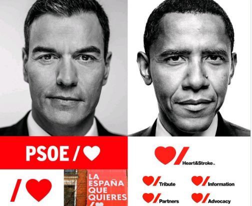 Acusan al PSOE de plagiar la línea gráfica de su campaña electoral