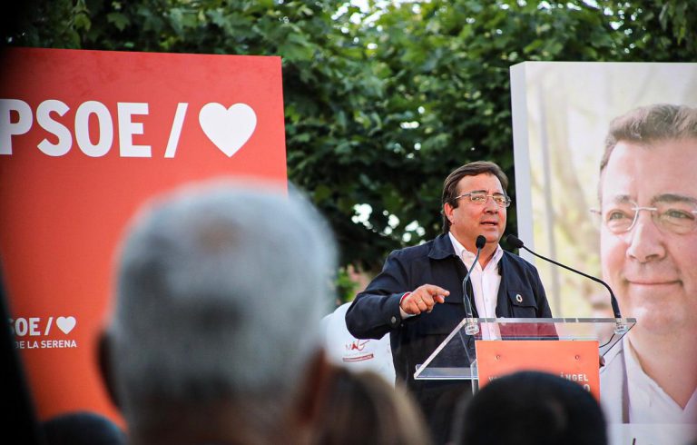 El PSOE consigue la mayoría absoluta en Extremadura con el 66,94% de los votos escrutados