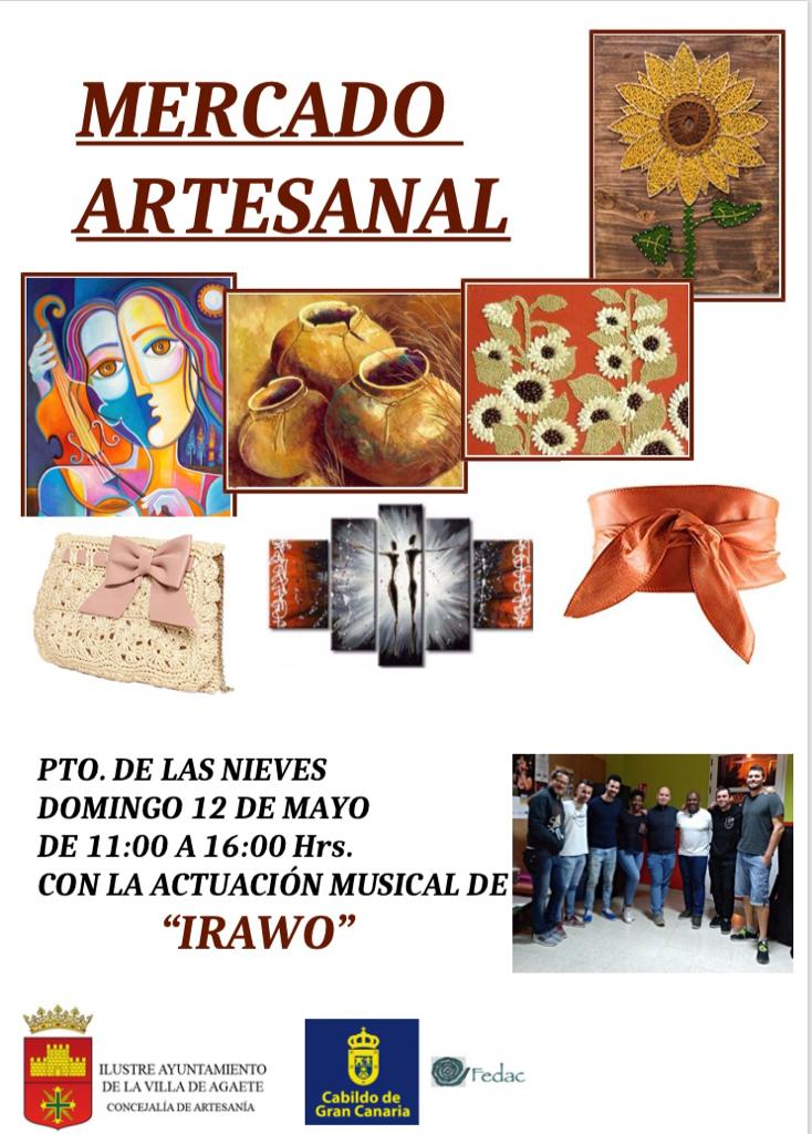 El Puerto de las Nieves en la Villa Marinera de Agaete, celebra el Mercado Artesanal