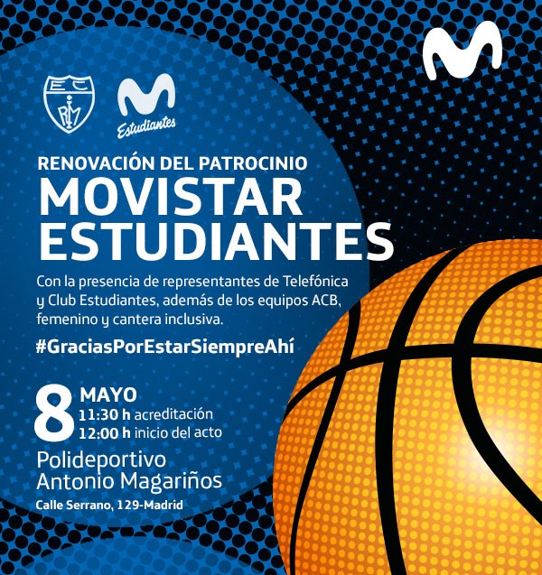 Estudiantes renueva su patrocinio con Movistar