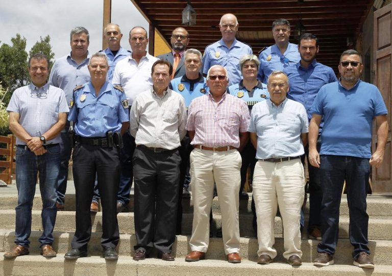 La Asosiación de Jefes de las Policias Locales de la isla de Gran Canaria, celebró una reunión en Agüímes