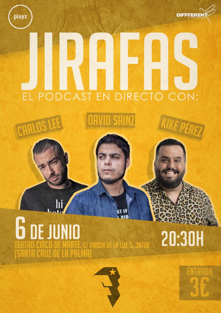 David Sainz graba el penúltimo ‘podcast’ de la segunda temporada de ‘Jirafas’ en el marco del Festivalito