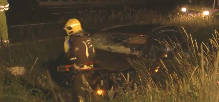 Un kamikaze deja un muerto y cuatro heridos en la A6