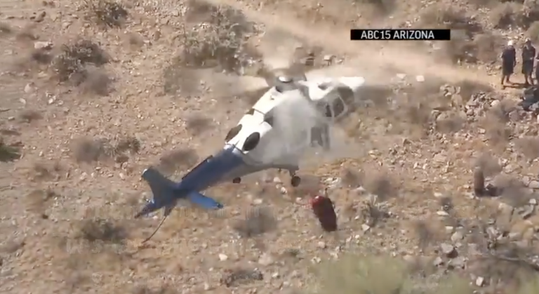 El mareante rescate en helicóptero de una mujer de 74 años herida durante un paseo por la montaña