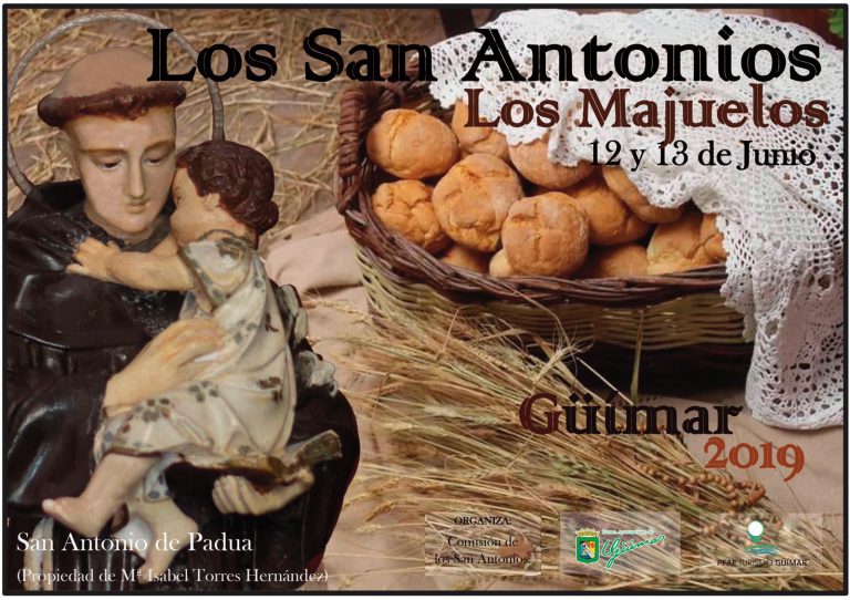 Güímar celebra los días 12 y 13 de junio su festividad en honor a San Antonio de Padua