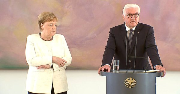 Angela Merkel vuelve a temblar en público y crece la preocupación por su estado de salud