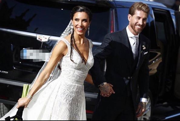 Los detalles y las imágenes filtradas de la boda de Sergio Ramos y Pilar Rubio