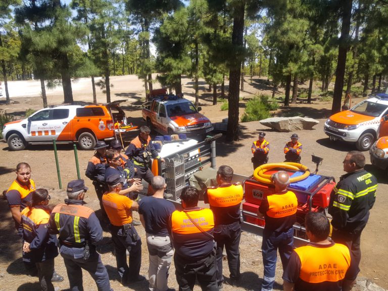 El Cabildo forma a 60 voluntarios de Protección Civil en prevención de incendios forestales