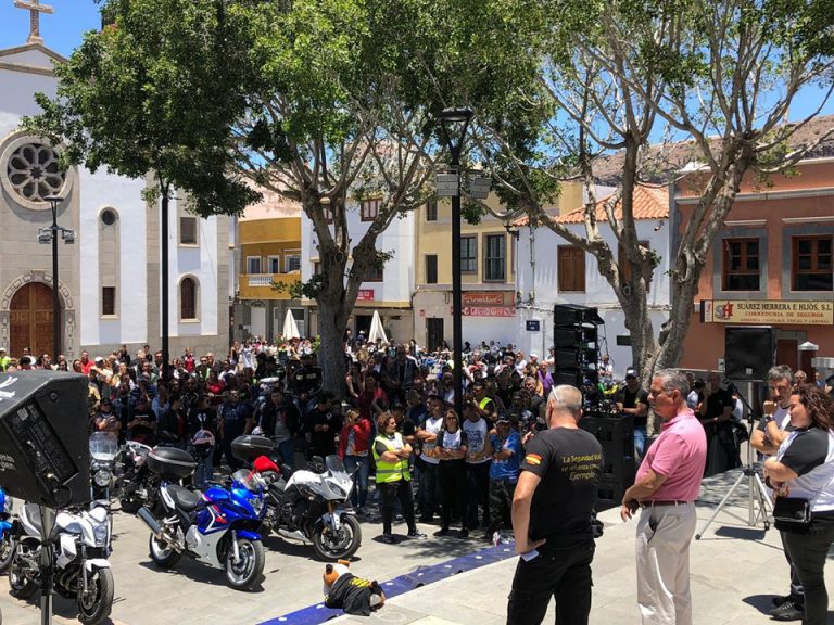 Cientos de moteros se dan cita en La Aldea de San Nicolás en la IV concentración motera