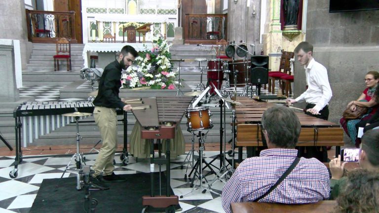 Original recital del percusionista Gabriel Samuel González