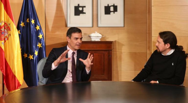 Sánchez negociará con Iglesias cargos cuando encarrile el acuerdo programático