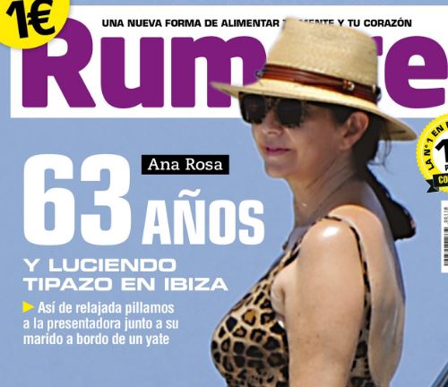 El ‘robado’ de Ana Rosa Quintana en bañador durante sus vacaciones en Ibiza