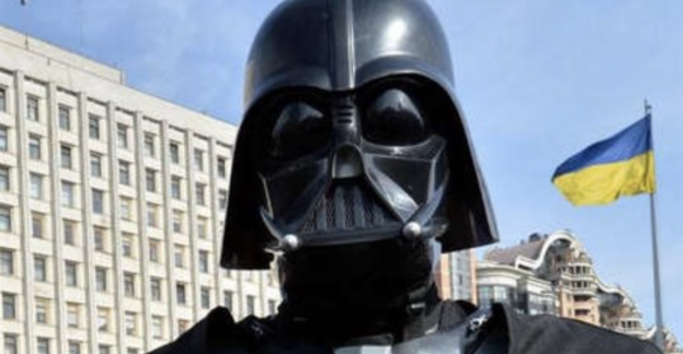 Así es Darth Víktorovich Vader, candidato al Parlamento de Ucrania