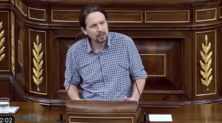 Iglesias a Sánchez: “No nos propongan ser un mero decorado en su Gobierno porque no lo podemos aceptar”