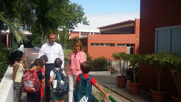 El Ayuntamiento de Santa María de Guía invierte más de 100.000 euros  para la ‘puesta a punto’ de los colegios antes del  inicio del próximo curso escolar