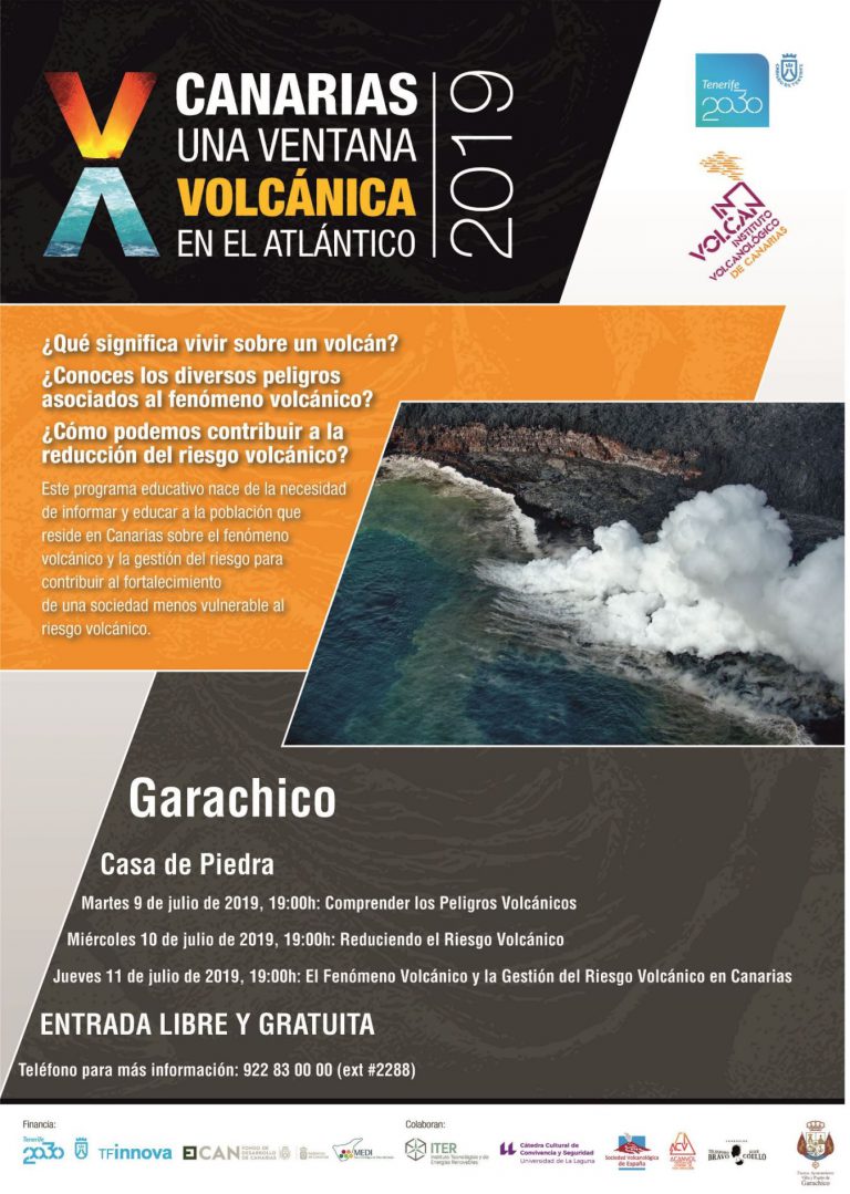 El programa educativo Canarias: una ventana volcánica en el Atlántico llega a Garachico la próxima semana