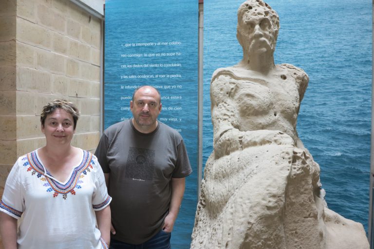 Laila Ripoll y Mariano Llorente visitan la Casa-Museo Pérez Galdós de cara a sus dos nuevos proyectos teatrales