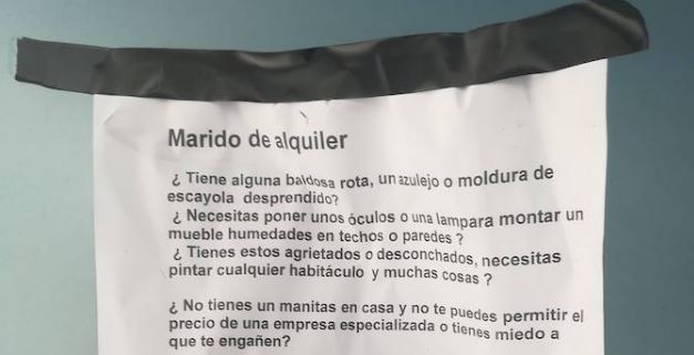 El polémico anuncio de un albañil asturiano que ha sido criticado por «machista»