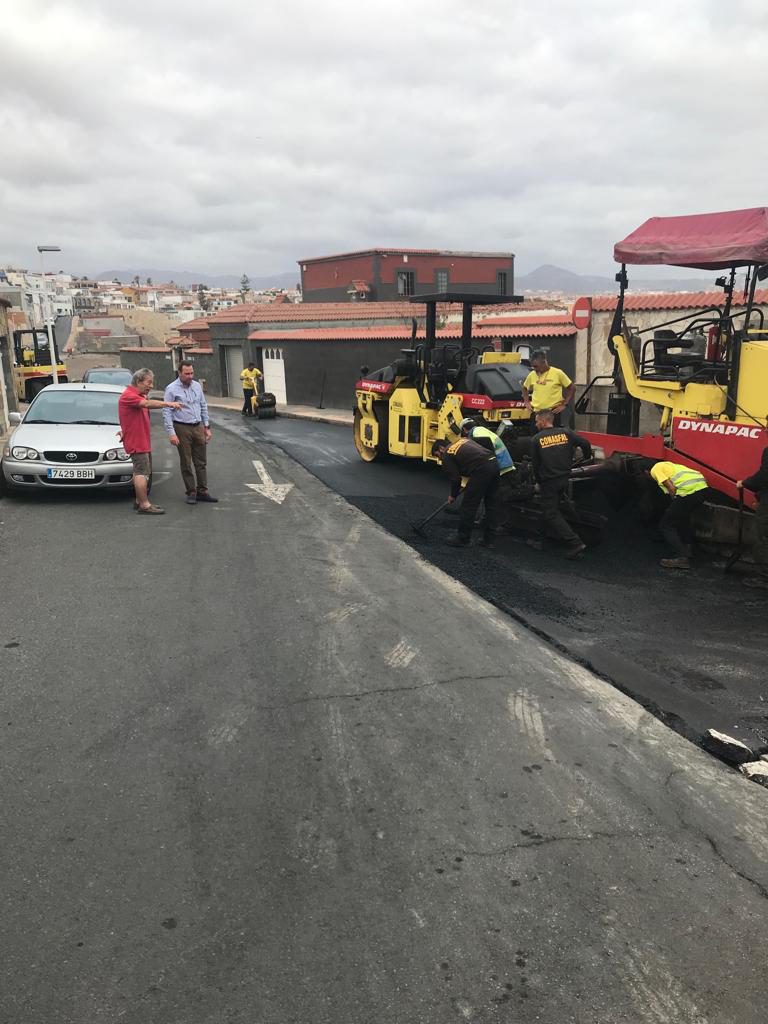 Vías y Obras pone en marcha en Playa del Hombre la segunda fase del Proyecto de Modernización y Mejora de la Seguridad Vial