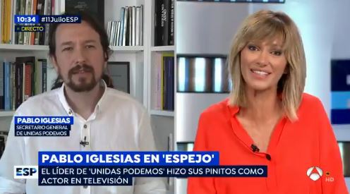 Los piropos entre Susanna Griso y Pablo Iglesias: «Eso lo compro»